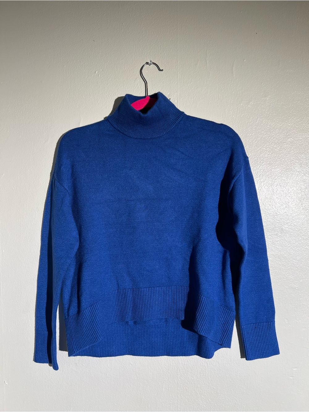 OAK + FORT Royal Blue Turtleneck Sweater